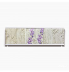 ОПТИМА_Decor Экран для ванны 150 см,ПВХ с офсетной печатью,(нежный шёлк -052), ALAVANN