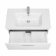 GAP Тумба под раковину GAP 80, белый глянец, ROCA