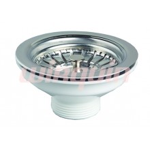 Выпуск для мойки из нерж. стали D 90, WIRQUIN