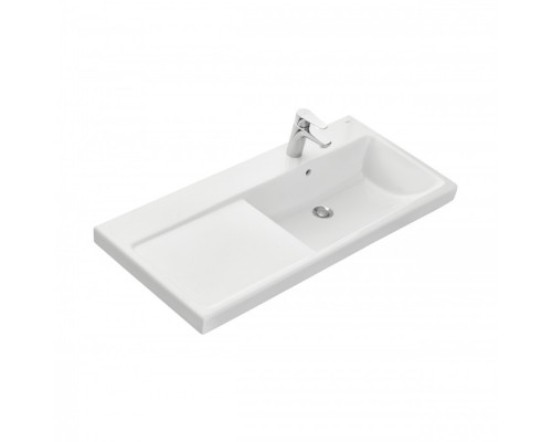 GAP PLUS Мебельная раковина 100, с увеличенной высотой бортика, правая