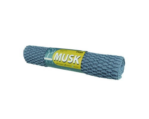Коврик для ванной 1-ый Fixsen MUSK, FX-8010C, серо-голубой, 50х80см 