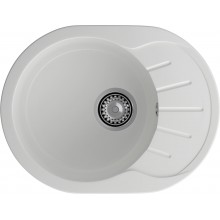 GRANFEST Мойка композит RONDO GF-R--580L  чаша с крылом 579*445 мм  иней арт.GF-