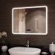 Зеркало Demure LED  800x600 с музыкальным блоком, подогревом