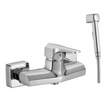 RS44 Смеситель для биде,  с гигиен. душем, р/ОД, хром, ROS, RS44-52