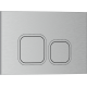 Кнопка смыва IBERICA BLANCA ESTI-Q ABS-пластик, хром матовый (IB.B083.004.002)