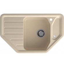 GRANFEST Мойка композит CORNER  GF-C--800E угловая 800*500мм, кашемир 