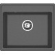 GRANFEST Мойка композит VERTEX, GF-V-580, чаша 580*500, графит
