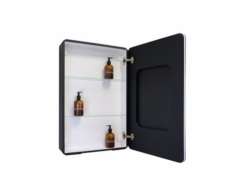 Зеркало-шкаф Eltoro black LED 560х850 правый