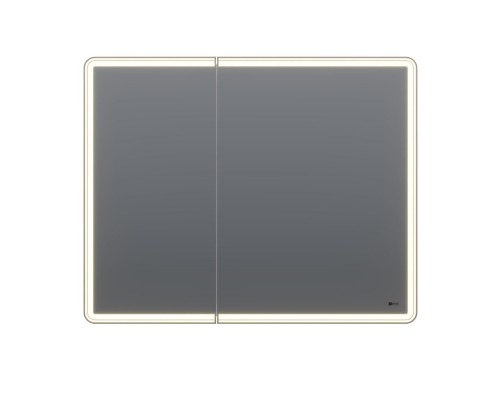 Шкаф зеркальный Lemark ELEMENT 100х80 см 2-х дверный, с подсветкой, с розеткой, цвет корпуса: Белый Шкаф зеркальный Lemark ELEMENT 100х80 см 2-х дверный, с подсветкой, с розеткой, цвет корпуса: Белый