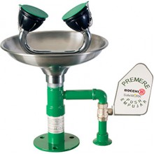 Душ для промывки глаз из нержавеющей стали настольный с пусковым рычагом SC410SS, шт