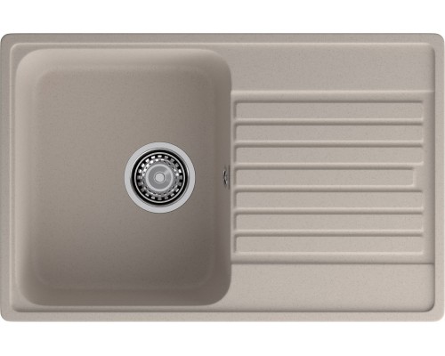 GranFest QUARZ (ECO-78) Мойка чаша+кр 740*480 (песок)