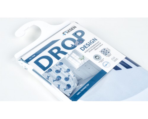 Штора для ванной Fixsen Drop FX-1508