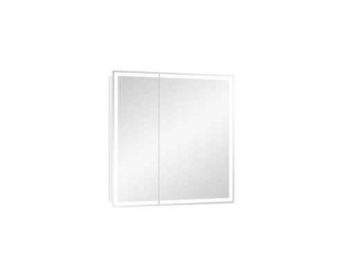 Зеркало-шкаф Allure Led 800х800 с датчиком движения, розеткой