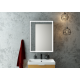 Зеркало-шкаф Mirror Box black Led 600х800