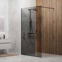 Душевая стенка SKY BLACK 900 тонированное стекло, BERGES
