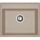 GRANFEST Мойка композит VERTEX, GF-V-580, чаша 580*500, песочный