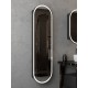 Зеркало-пенал Elmage black LED 450х1600