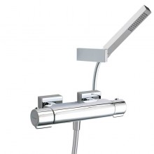 Термостатический смеситель для душа наружнего монтажа с душевым комплектом AROLA 263402MK