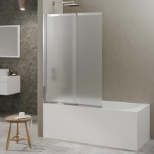 Душевая шторка RIVER S Slider 980 матовое стекло, BERGES