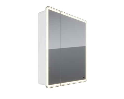 Шкаф зеркальный Lemark ELEMENT 70х80 см 2-х дверный, с подсветкой, с розеткой, цвет корпуса: Белый Шкаф зеркальный Lemark ELEMENT 70х80 см 2-х дверный, с подсветкой, с розеткой, цвет корпуса: Белый