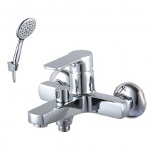 Plus_Grace Смеситель для ванны, монолит.излив 158мм лейка, р/ОД, хром, LM, LM1512C