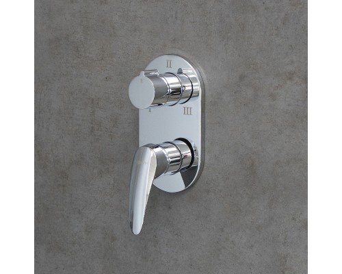 Смеситель Lemark Linara LM0428C для ванны и душа, встраиваемый