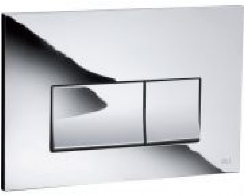 641504 Панель механ. двойная STREAM, пластик, хром глянцевый, с тросиком, OLI