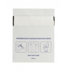 Защитное покрытие на унитаз 1/4 сложения (100 шт) 