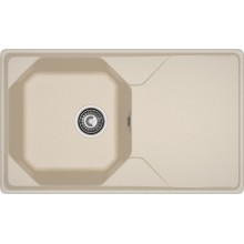 GRANFEST Мойка композит UNIQUE, GF-U-840L, чаш+кр 840*500, кашемир