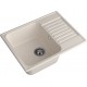 GranFest QUARZ (ECO-13) Мойка чаша+кр 620*480 (белый)