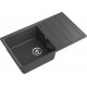 GRANFEST Мойка композит LEVEL, GF-LV-860L, чаш+кр 860*500, графит