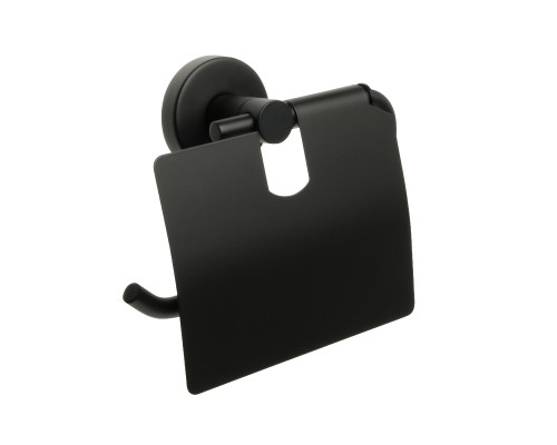 Бумагодержатель с крышкой черный FIXSEN Comfort Black (FX-86010) Бумагодержатель с крышкой черный FIXSEN Comfort Black (FX-86010)