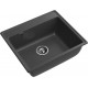 GRANFEST Мойка композит VERTEX, GF-V-580, чаша 580*500, графит