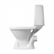 ERA Унитаз-компакт напольный комб., нижн. подвод, горизонт. выпуск, Dual Flush.  JIKA