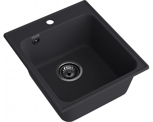 GranFest QUARZ (ECO-17) Мойка  1-чаш. 420*480 (черный)