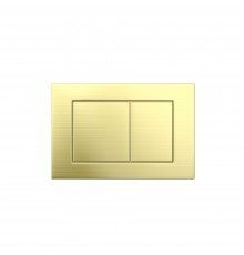 Кнопка смыва TOKITO TATSUMAKI SQUARE GOLD нержавеющая сталь, золото брашированное (TOK-TATSUMAKI-SQ-GB)