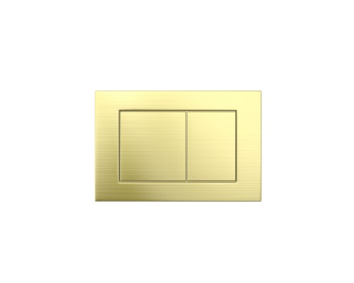 Кнопка смыва TOKITO TATSUMAKI SQUARE GOLD нержавеющая сталь, золото брашированное (TOK-TATSUMAKI-SQ-GB)