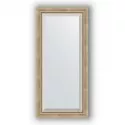 Зеркало в багетной раме Evoform Exclusive BY 1142 53 x 113 см, состаренное серебро с плетением Зеркало в багетной раме Evoform Exclusive BY 1142 53 x 113 см, состаренное серебро с плетением