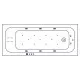 Ванна WHITECROSS Vibe 180x75 ULTRA NANO (хром) Elit-san.ru