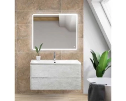 [558687] Тумба под раковину BelBagno ALBANO-1200-2C-SO-CVG 120 см, подвесная, цвет цемент серый (cemento verona grigio) +35860 ₽