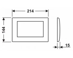 [81421] Панель TECE Planus 9240311, хром +11280 ₽