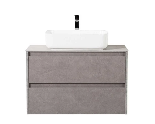 Тумба под раковину BelBagno Kraft 39 KRAFT 39-800/390-2C-SO-CG 80 см, подвесная, цвет цемент серый (cemento grigio)