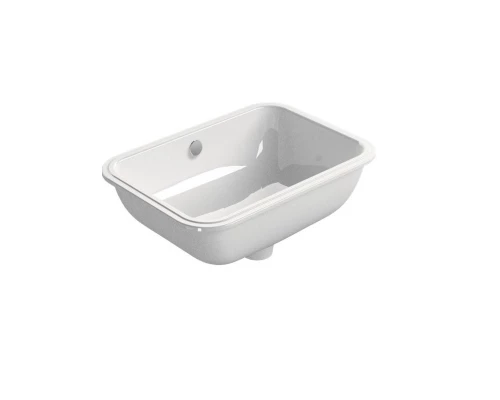 Раковина GSI Pura, встраиваемая снизу, 50 x 35 см, белый глянцевый, 724711