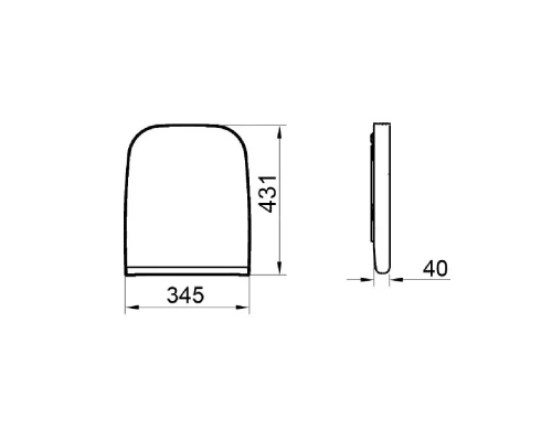 Сиденье с крышкой GURAL Nova