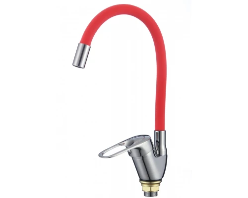Смеситель для кухонной мойки Fmark с гибким цветным изливом (FM4104-03)