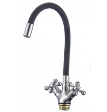 Смеситель для кухонной мойки Fmark с гибким цветным изливом (FM4319-01)