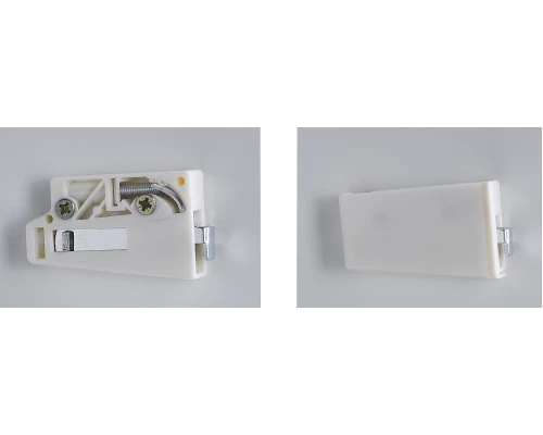 Тумба подвесная "Каре 60" (2 ящ.) Люкс белая, PLUS