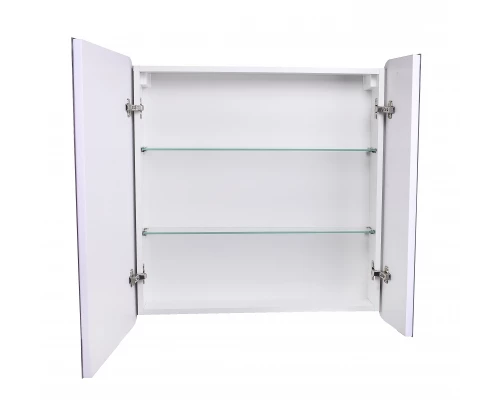 Зеркало-шкаф "Каре 80*80" с подсветкой, сенсор на зеркале