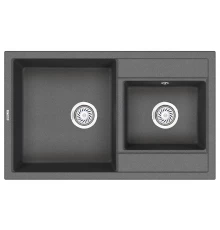 Кухонная мойка GRANULA (8201, ГРАФИТ)