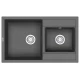 Кухонная мойка GRANULA (8201, ГРАФИТ)